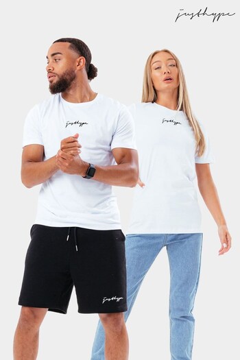 Hype. Adult White WHITE Essential Scribble Logo T-Shirt (D67444) | £18