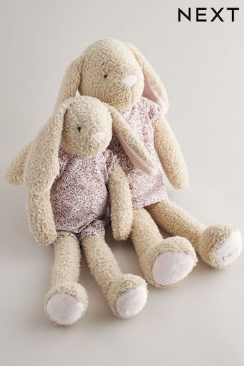 Brown Bunny In A Dress Toy (D67558) | £16 - £21