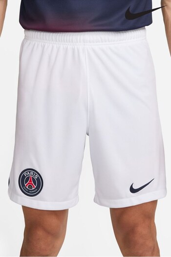 Nike White PSG Stadium Home Away Football Shorts (D67578) | £40