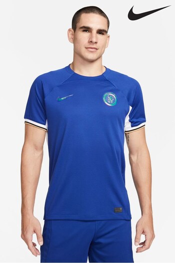 Nike Blue Chelsea FC Stadium 23/24 Home Football Shirt (D67618) | £80