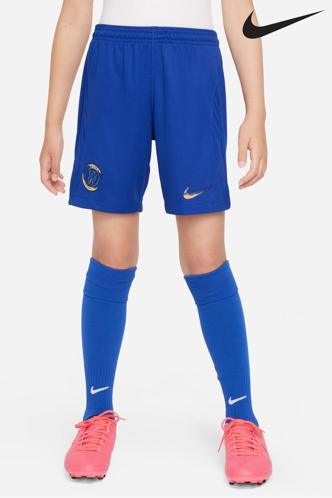 Nike Blue Chelsea FC 2023/24 Stadium Home Shorts (D67646) | £32