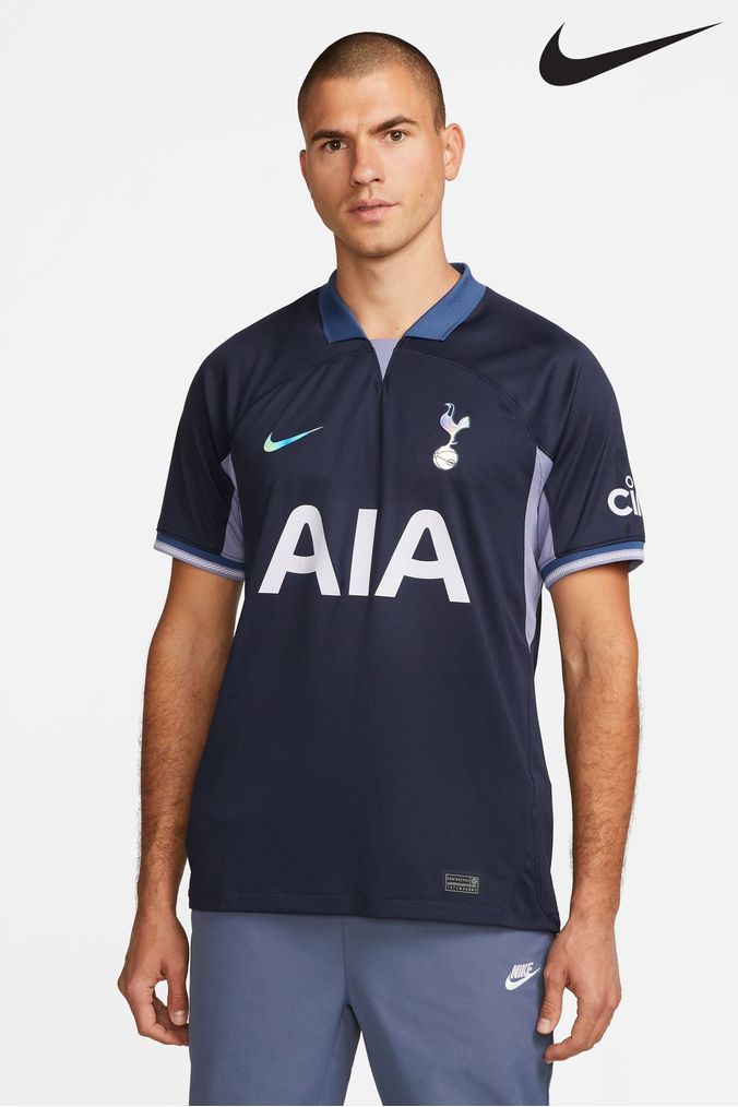 Nike Blue Blank Tottenham Hotspur FC Stadium 23/24 Away Football Shirt (D67647) | £80