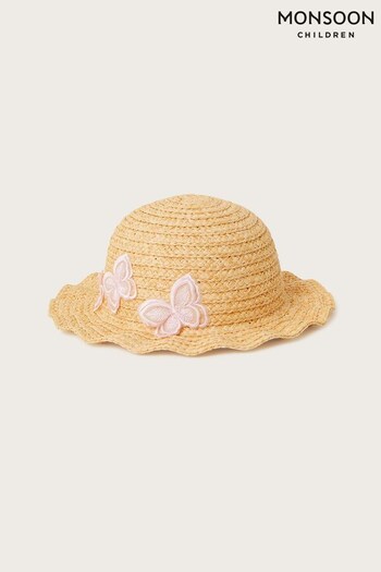 Monsoon Natural Baby Luna Butterfly Wave Hat (D67749) | £12