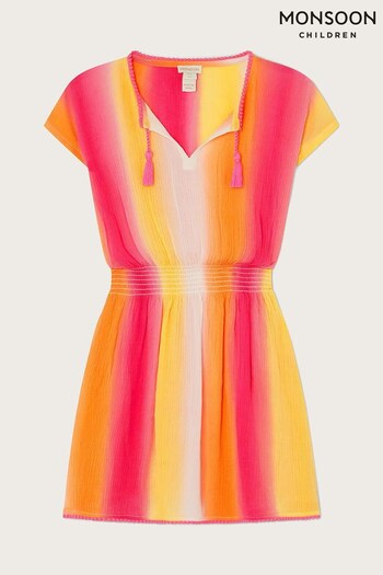 Monsoon Yellow Colourblock Kaftan Dress (D67757) | £26 - £30