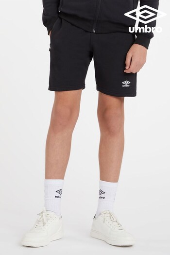 Umbro Black Club Leisure Jog Shorts (D67783) | £18