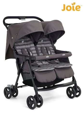 Joie Grey Aire Twin Pushchair (D68069) | £200