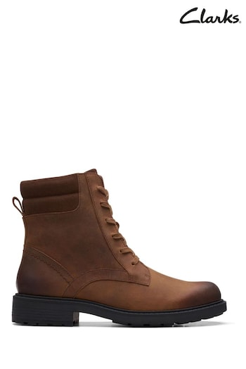 Clarks Brown Wide Fit Orinoco2 Spice Boots (D68130) | £90