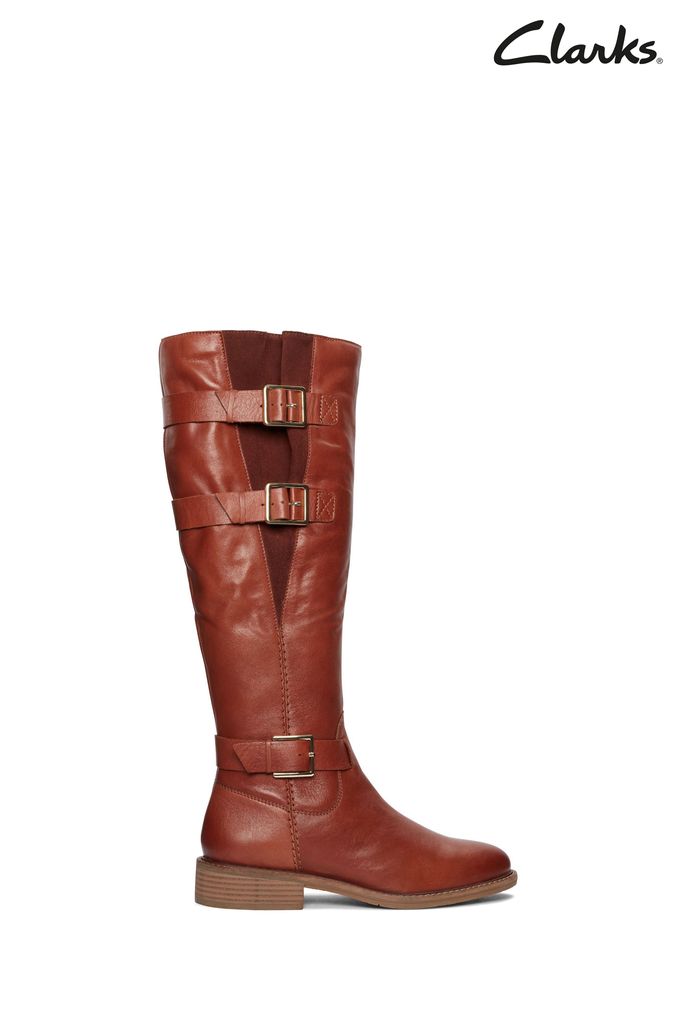 Buy Women s Boots Clarks Knee High Footwear Online Next UK