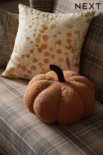 Orange 3D Halloween Pumpkin Cushion (D68190) | £15