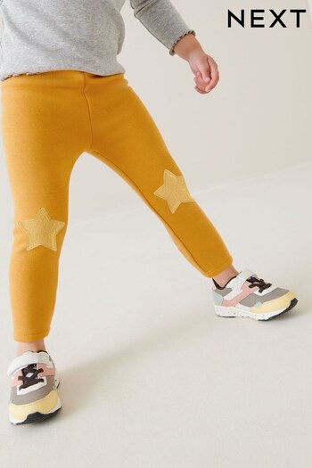 Yellow Cosy Fleece Lined Leggings (3mths-7yrs) (D68224) | £6 - £8