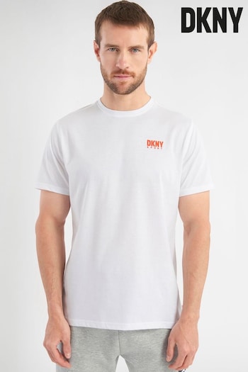 DKNY Sports Beam White T-Shirt (D68291) | £20