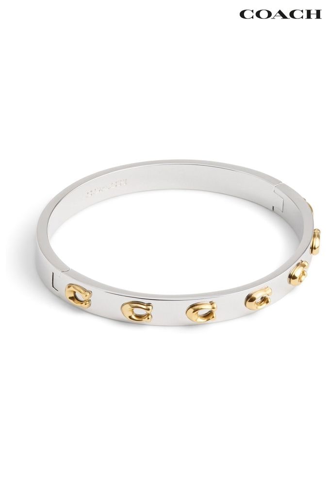 Coach top bangle bracelet