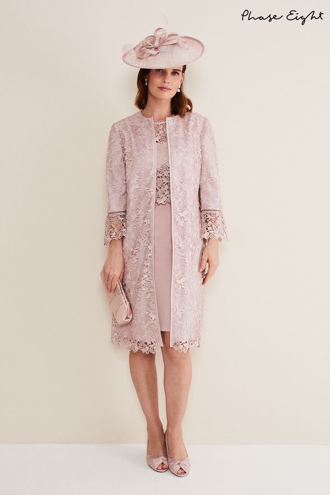 Pink new arrivals lace coat