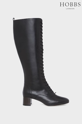 Hobbs Black Issy Knee Boots (D68442) | £289