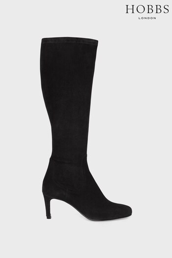 Hobbs Lizzie Black Stretch Boots (D68446) | £279