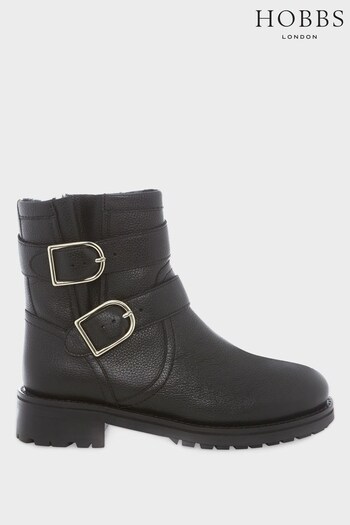 Hobbs Otto Black Ankle Boots (D68447) | £179