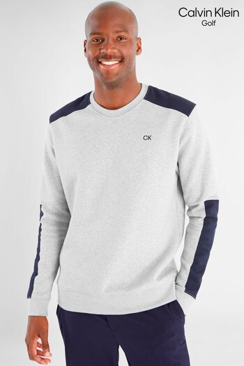 Calvin Klein Golf Silver Walker Sweatshirt (D68533) | £60