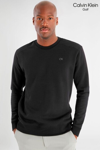 Calvin Klein Golf Walker Black Sweatshirt (D68536) | £60