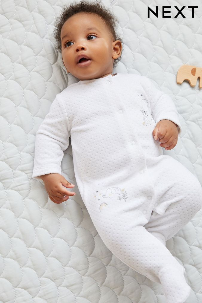 Sleepsuit velvet newborn sales