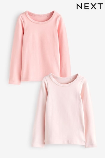 Pink Long Sleeved Vests 2 Pack (1.5-12yrs) (D68748) | £8 - £10