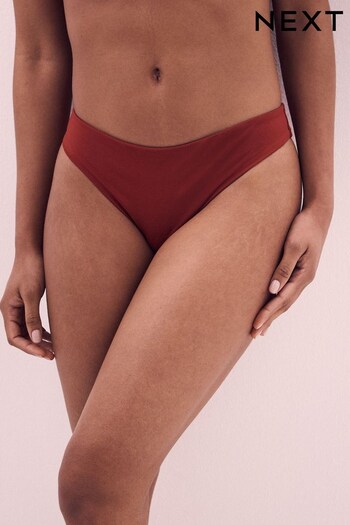 Berry Red High Leg Bikini Bottoms (D69059) | £14