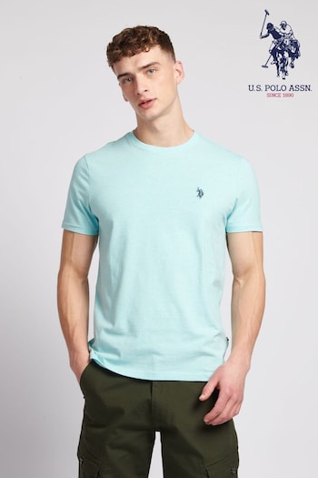 U.S. Polo Assn. Blue Double Horsemen T-Shirt (D69106) | £25