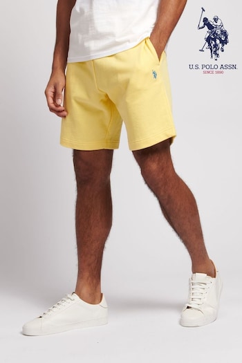 U.S. Polo Assn. Mens White Jersey Shorts (D69114) | £40