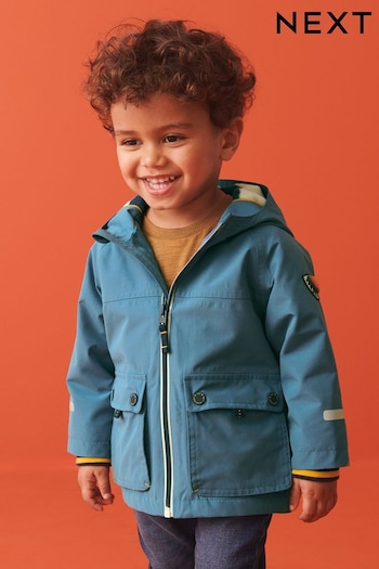 Blue Waterproof Coat (3mths-7yrs) (D69220) | £26 - £30