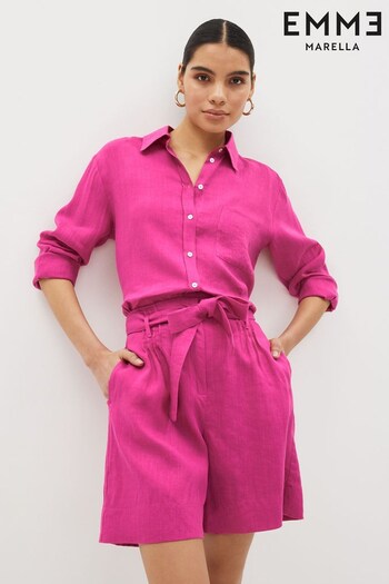 Emme Marella Pink Button Shirt (D69416) | £99