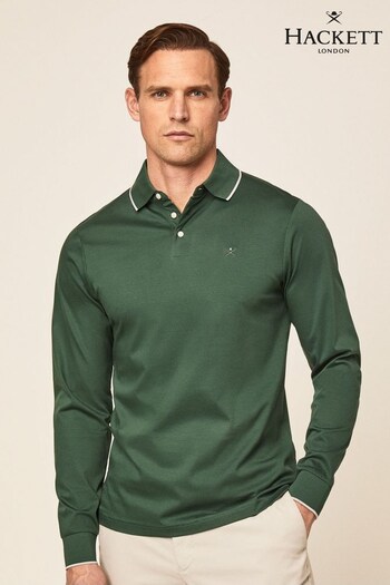 Hackett London Green Polo Shirt (D69507) | £125