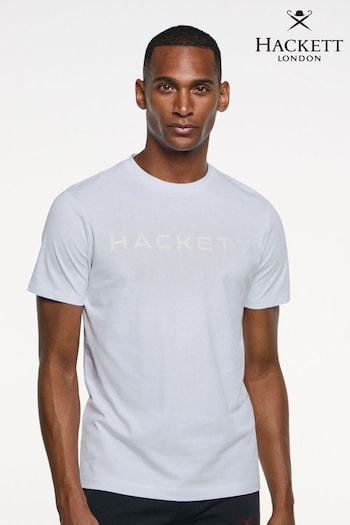 Hackett London White T-Shirt (D69515) | £45