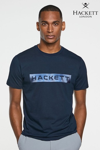 Hackett London Men Blue T-Shirt (D69579) | £50