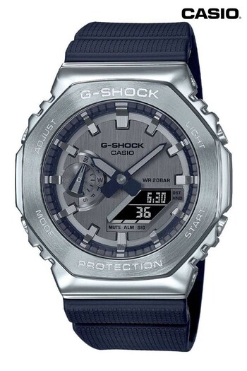 Casio Silver, Grey and Black Stainless Steel Quartz Watch (D69666) | £179