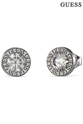 Guess Ladies Silver Tone Jewellery Colour My Day Earrings (D69876) | £39
