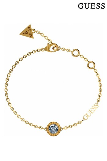 Guess Ladies Gold Tone Jewellery Colour My Day Bracelet (D69882) | £39
