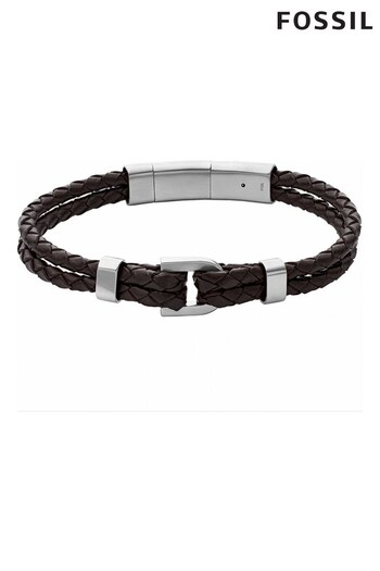 Fossil Gents Heritage Brown Bracelet (D69909) | £55