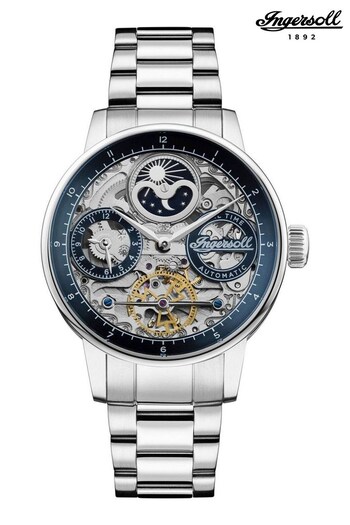 Ingersoll Gents Silver Tone The Jazz Watch (D69931) | £330