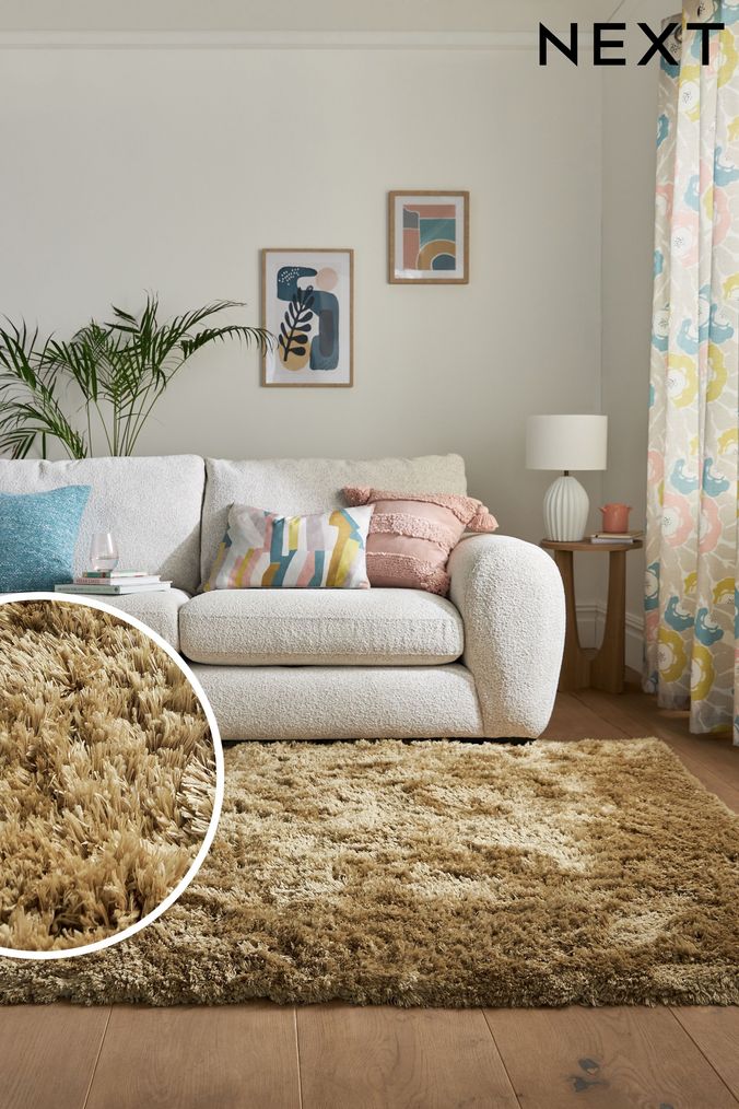 Ochre Yellow Ariss-euShops Premium Snuggle Rug (D70037) | £65 - £305