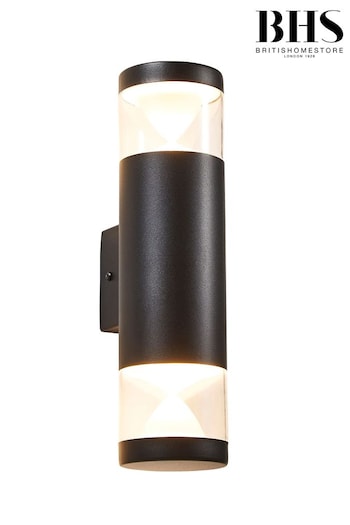 BHS Black Pollux 2 x 4W LED Up & Down Wall Light (D70050) | £45