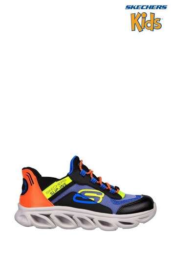 Skechers Black Kids Slip-Ins Flex Glide Shoes (D70131) | £47