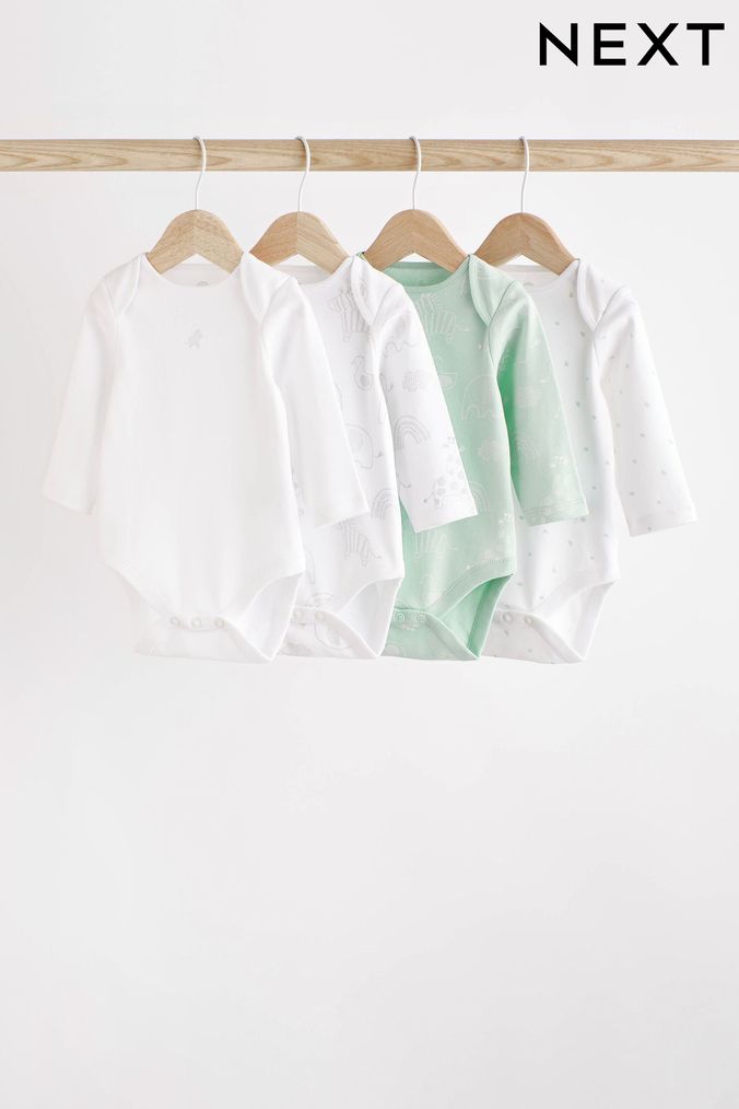 Buy Newborn Boys Newborn Girls Newborn Unisex 4 Pack Long Sleeve