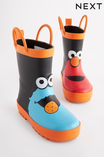 Sesame Street Bright Wellies With Pull-on Handles (D70349) | £19 - £22