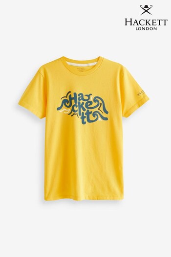 Hackett London Kids Yellow T-Shirt (D70513) | £30