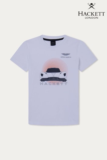 Hackett London Kids White T-Shirt (D70519) | £15