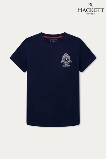 Hackett Kids Blue London T-Shirt (D70569) | £40