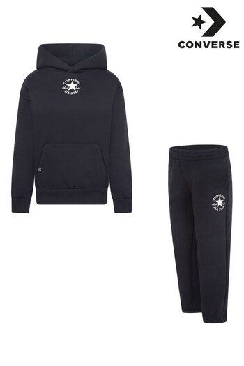 Converse Black Little Kids Hoodie and Joggers Set (D70617) | £35