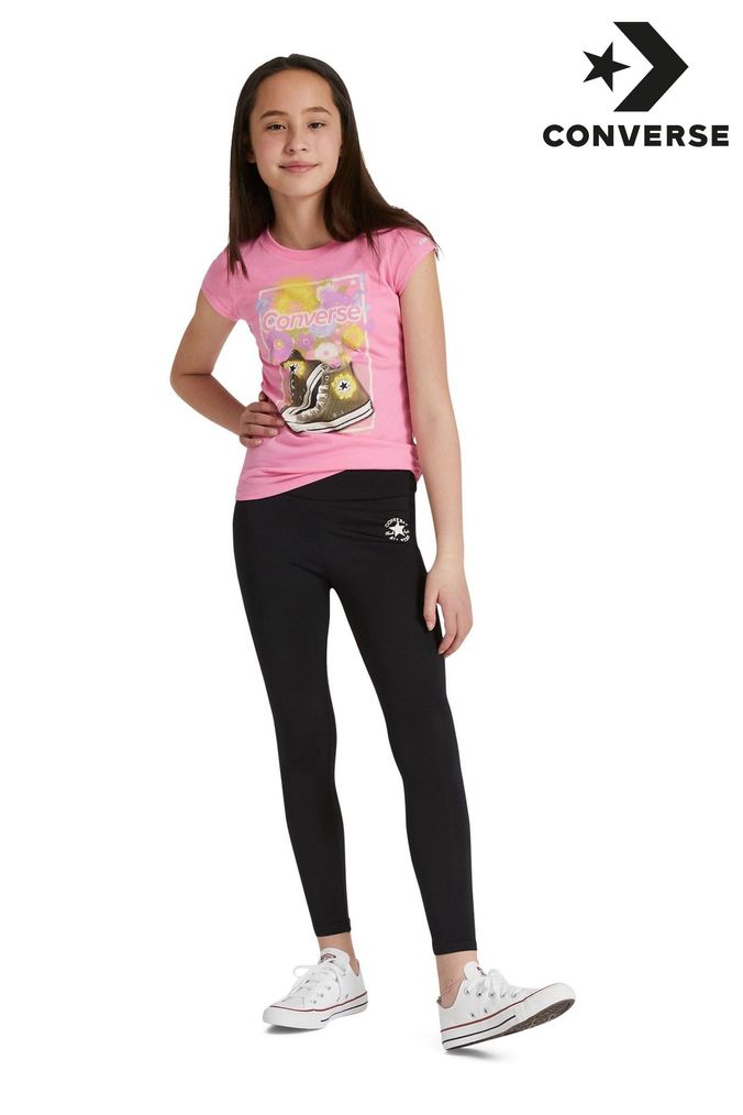 Girls store converse leggings