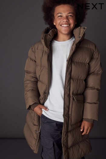 Neutral Extra Longline Puffer Coat (3-16yrs) (D70768) | £44 - £60