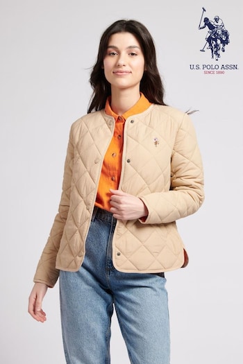 U.S. Polo Assn. Womens Lightweight Puffer Jacket (D70817) | £100