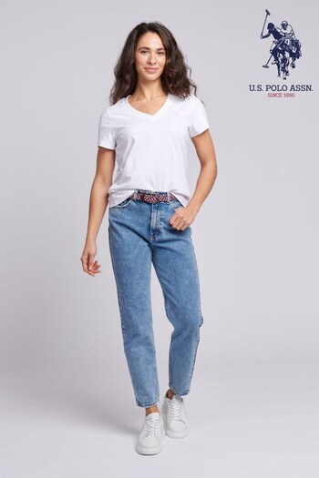 U.S. Polo Assn. Womens V-Neck T-Shirt (D70889) | £25
